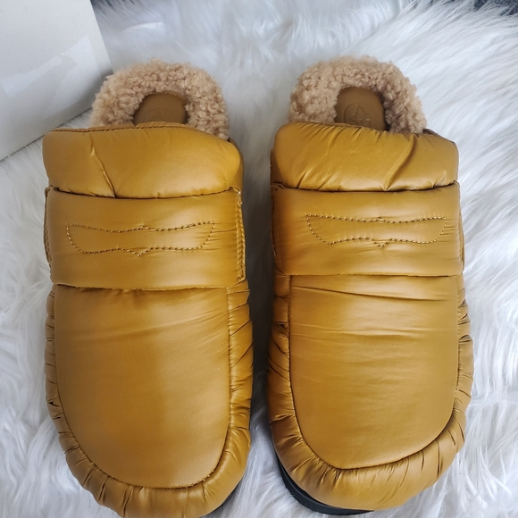 NIB ASH 'Gong' Puffy Nylon & Faux Fur Mule, Size 41 EU/ 10 US - Picture 8 of 15